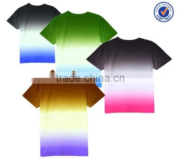 New Model Mens Good Quality Dip Dye t Shirt photo-2