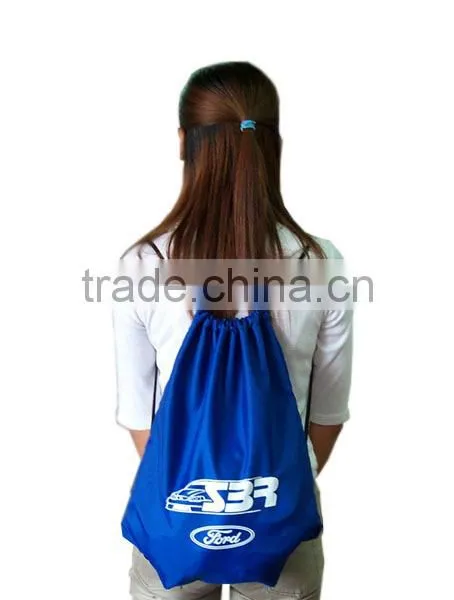 Promotion Personized Factory Price Printed Polyester Drawstring Bag photo-2