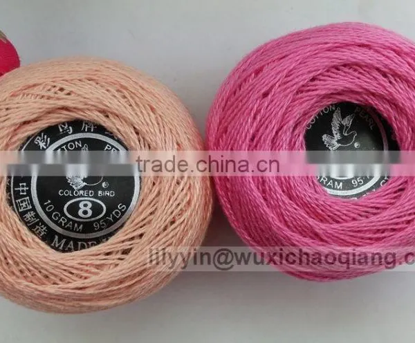 100% Mercerized Cotton Tape Yarn,cotton Knitting Yarns Mercerised photo-3