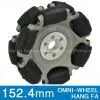 152.4mm Aluminum Double Omni Wheel QLM-15