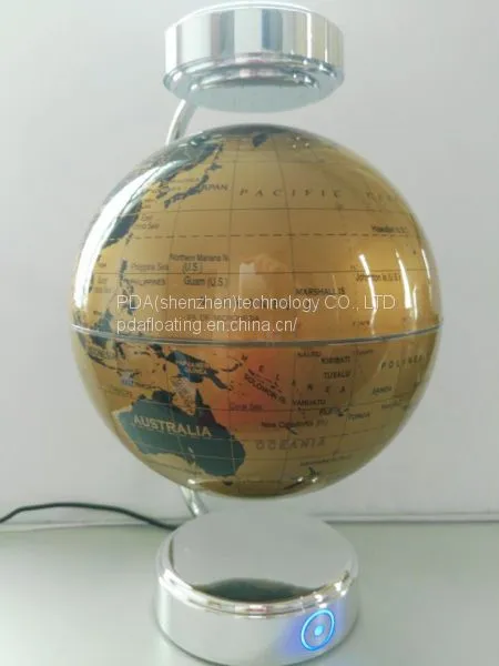 8 Inch Floating Globe With Lighting Change Color photo-2