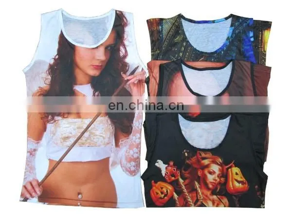 Sublimation Custom Burnout Tank Top Men , Burnout Tank Top Women photo-4