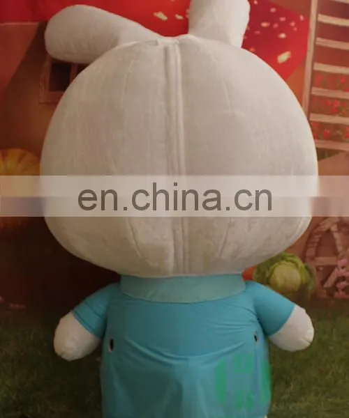 New Arrival!!!HI CE Inflatble Rabbit Mascot Costume in 2 Meters,inflatable Animal Mascot Costume for Hot Sale photo-2