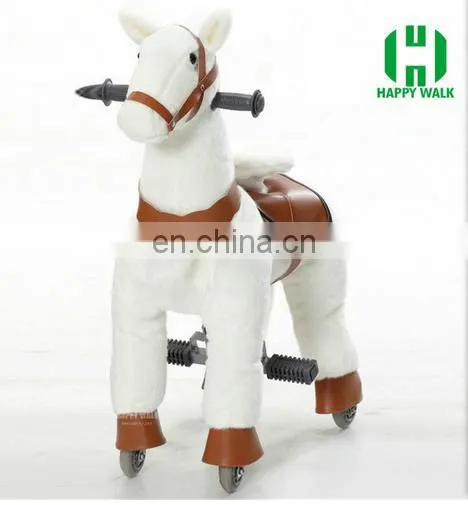 2017 Hot Sale Mechanical Horse for Sale, Plush Horse Ride-on for Kids, Walking Pony Toy