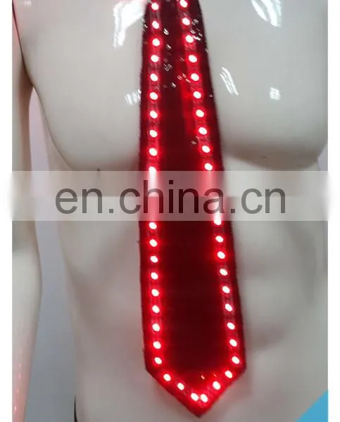 Nightclub DJ Dance Costume Luminous Necktie Led Tie for Sale