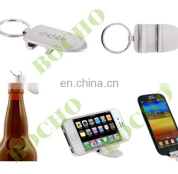 Customized Metal Phone Key Stand With Bottle Opener photo-3