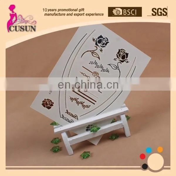 High Quality Flash Gold Temporary Metallic Tattoo photo-4
