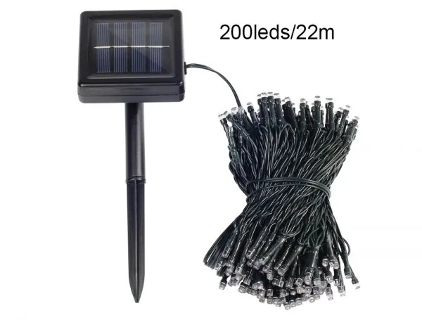 Waterproof LED Solar String Light 22M 200LED Solar Fairy String Light Outdoor Garden Wedding Decoration Christmas Light photo-5
