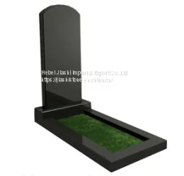 Shanxi Black Granite Tombstone Monument Design Factory in China