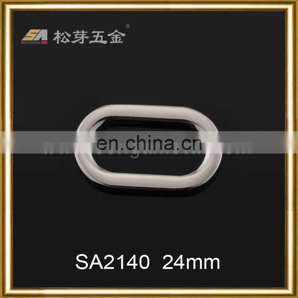 Zinc Alloy Oval Shape Loops Metal Belt Loop 24mm photo-3