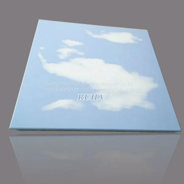 450*450mm Aluminum Ceiling for Home Decoration, Wooden Grain Aluminum Ceiling, photo-5