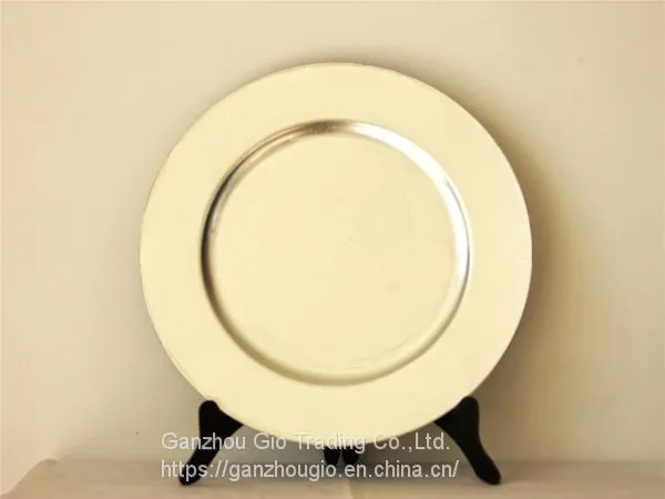 Plastic Charger Plate,christmas Decoration Plate Charger Plate Made in China YF-60015 photo-2