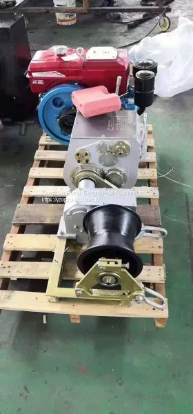Diesel Engine Powered Winch; Pulling Motored Winch; Cable Pulling Motored Engine Winch photo-4