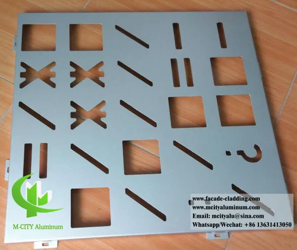 Factory Price 3.0mm Aluminum Facade Solid Aluminum Panel Metal Cladding Panel Supplier in Foshan, China photo-4