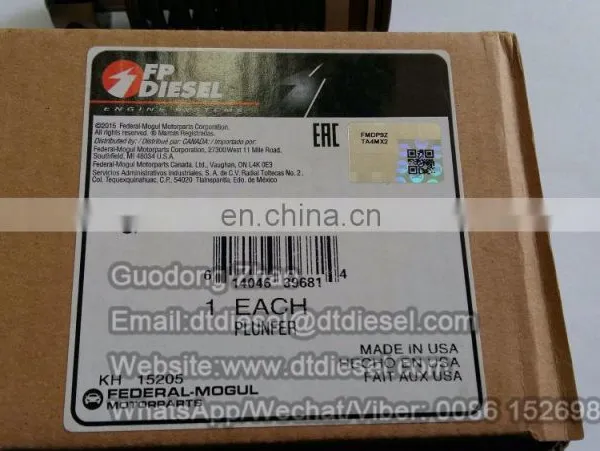 Diesel Plunger 1W6541,1W-6541 Element photo-6