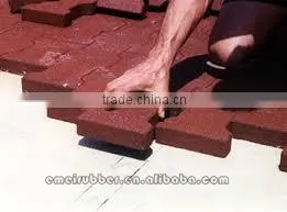 EMEI 23mm Driveway Rubber Pavers