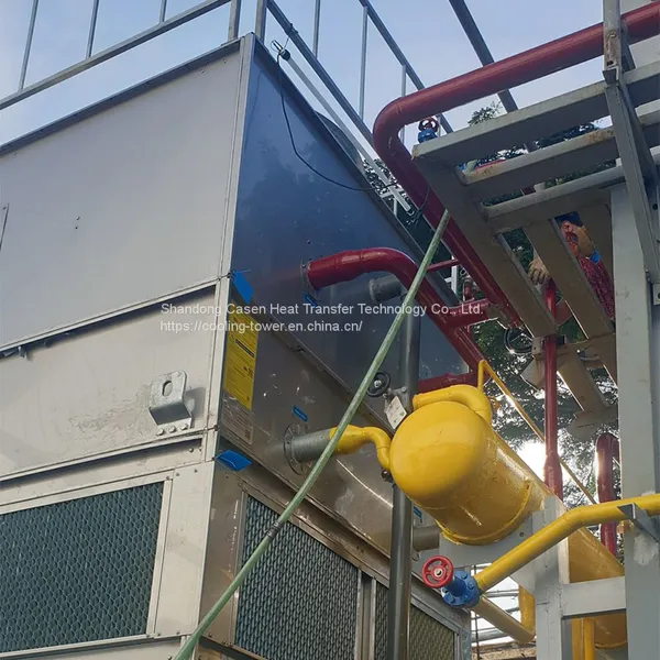 Cold Chain Refrigeration Coil Type Ammonia Evaporative Condenser for Cold Room Refrigeration Compressor System