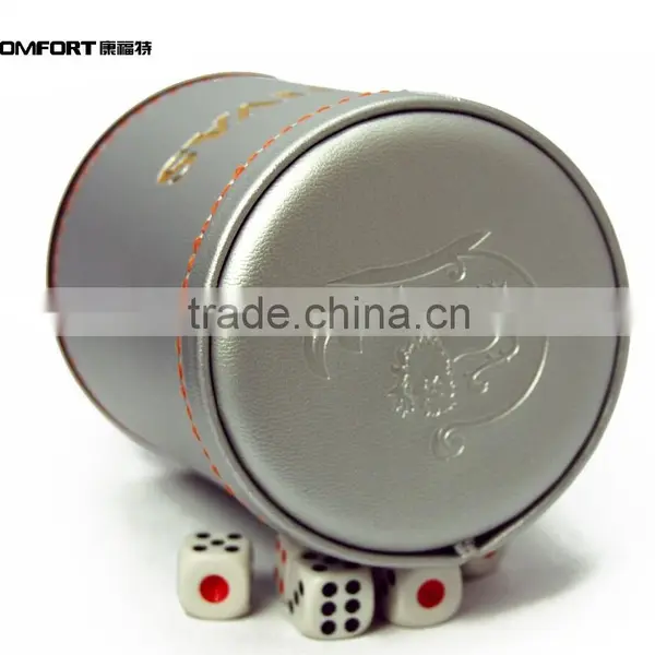 Factory Sale Cheap Wholesale Leather Dice Game,dice Cup photo-2