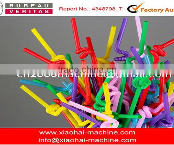 HAS VIDEO 6mm 8mm 13mm Straight And Flexible Extendable Plastic Drinking Straw Making Machine For Milk,Juice,Coffee Stir photo-2