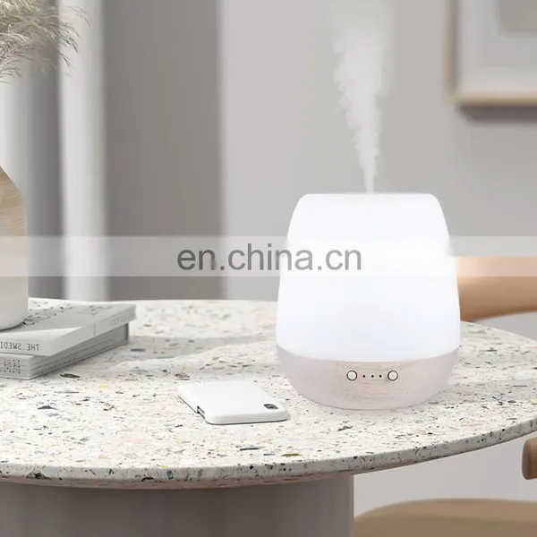 Luxury Household Hotel Lobby Warm Light Portable Ceramic Ultrasonic Cool Air Mist Humidifier Aroma Diffuser For Home Bedroom photo-5