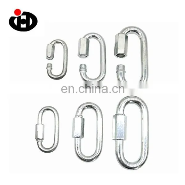 JingHong New Design Outdoor Climbing Zinc Plated Quick Link Hook photo-5