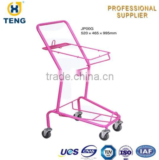 Japan Style 2 Baskets Small Shopping TrolleyJP00G