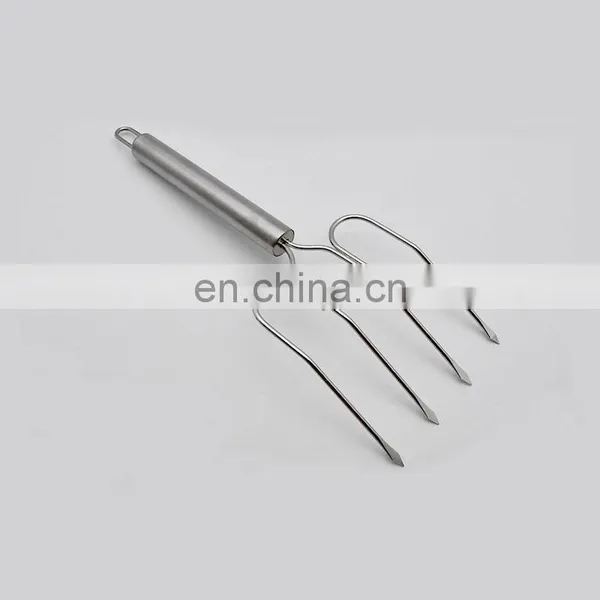 Amazon Hot Sale 2PCS Stainless Steel Turkey Chicken Forks BBQ Tools photo-3