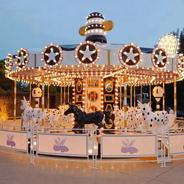 For Kids Pour La Seregraphique Rotating Horse Shopping Mall Upper Drive Carousel Rides photo-2