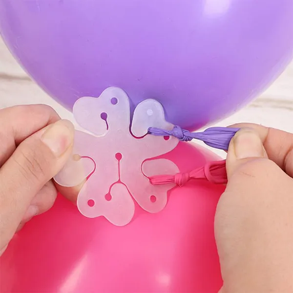 Wholesale Blossom Shape Blower Flower Seal Clip Balloons Sealing Clip Balloon Clips to the Arches Party Supplies photo-3