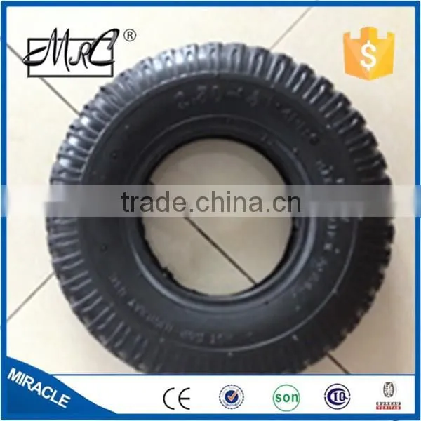 Heavy Duty 4 Wheels Wagon Tyre Rubber Wheelbarrow Tire 2.80/2.50-4 photo-4