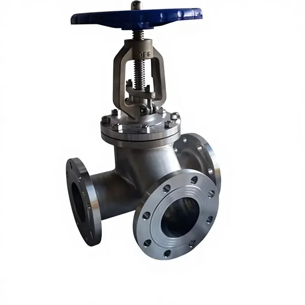 Manufacturer Direct Sales Three-way Antibiotic Flange Globe Valve photo-2