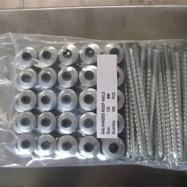 IBR Roofing Nails with Expanded Washer Head - Waterproof Sealing for Tropical Climates