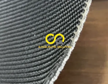 6mm Rough Top Black PVK Conveyor Belt