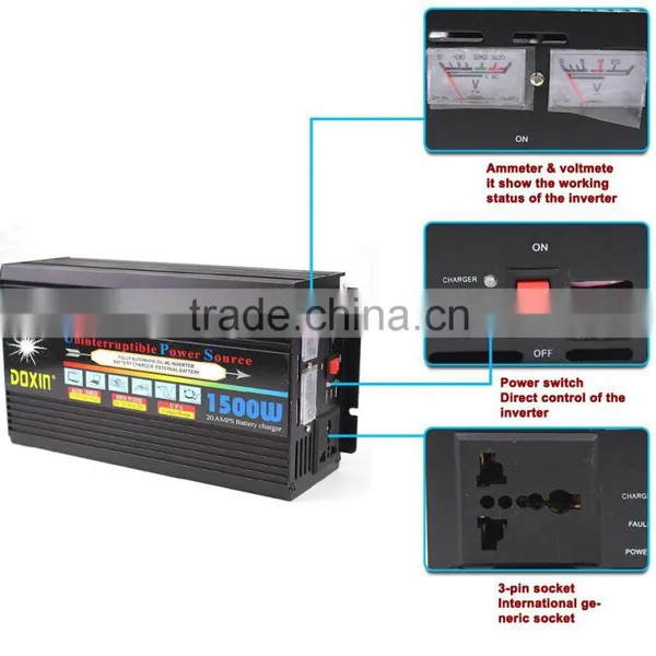 24v 220v 1500w UPS Inverter photo-3