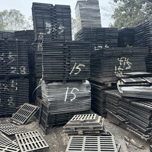 Customized Cast Iron Drainage Manhole Covers High Precision Round Manhole Cover Black Durable Half Weight Jingdong Model 600 photo-6