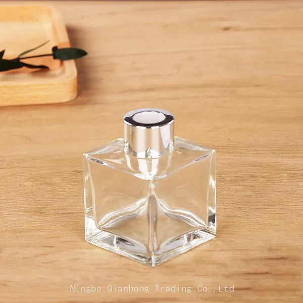 Wholesale Car Home Air Freshener Container 150ml Matte White Black Aroma Reed Diffuser Bottles Thick Glass Diffuser Bottle photo-4