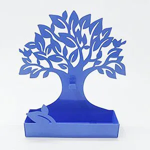 Metal Tree Jewelry Tray, Decorative Iron Tree Key Holder, Tabletop Home Decoration Organizer