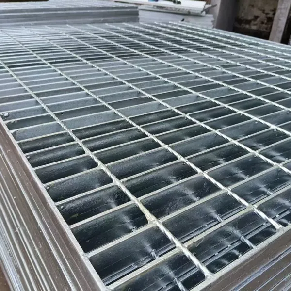 Rejillas de barras de acero para cubiertas de zanjas y rejillas de drenaje para pisos industriales