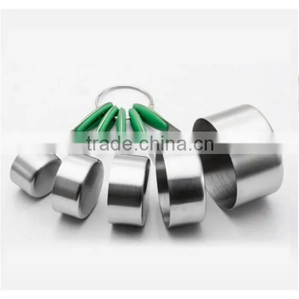 5 PCS Solid Sturdy Stainless Steel Stackable Measuring Cups Set photo-3