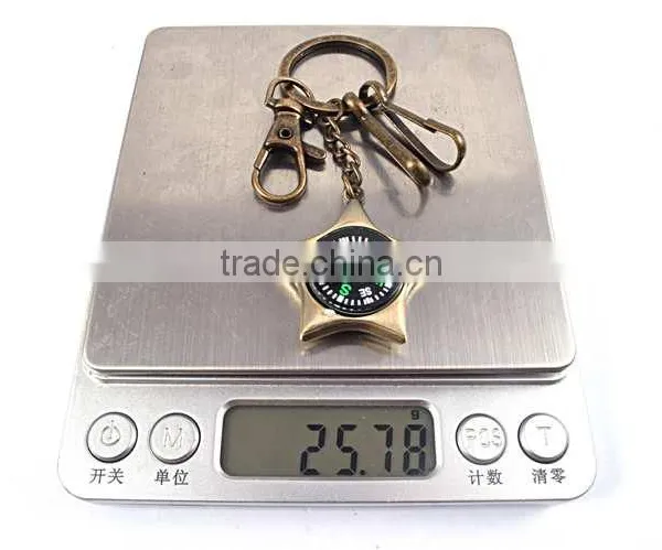 Factory Direct Sales Custom Metal Compass Keychain photo-6