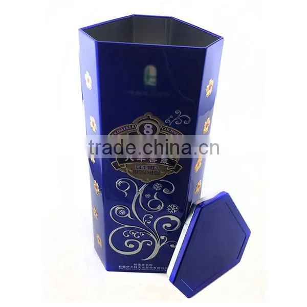 Wine Can Tinned Paper Boxes,two-piece Tin Can,tin Cans for Packing photo-2