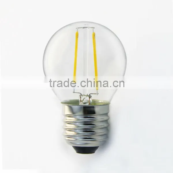 High Quality Products TUV-CE&RoHS G45 2w E27 220v-240v Edison Bulb Filament photo-2