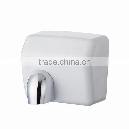 2300W White Iron Shell Automatic Electrical Infrared Sensor Jet Hand Dryer photo-2