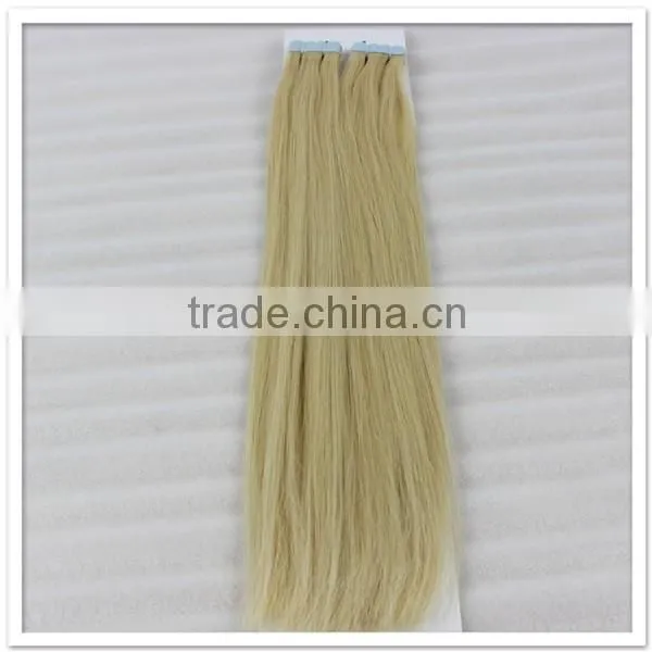 Light Golden Brown Hair Color Skin Weft Hair Extension Tape Hair photo-4