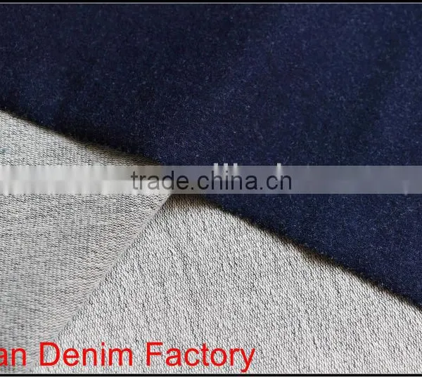 95% Cotton Indigo Dyed Knit Denim photo-3