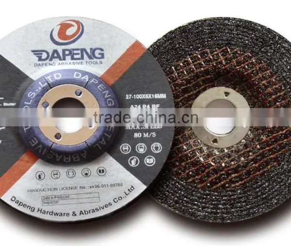 Abrasive Grinding Disc for Metal/steel Specification 100mm