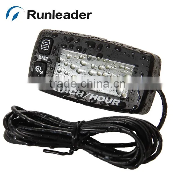 Backlight Inducation Digital Tach Hour Meter Engine Hour Meter RPM Meter Maintenance Reminder for For Motorcycle Marine Boat ATV photo-3