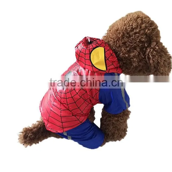 Wholesale Spring and Early Autumn Spider Dog Clothes Raincoat With Inner Mesh Fabric photo-2