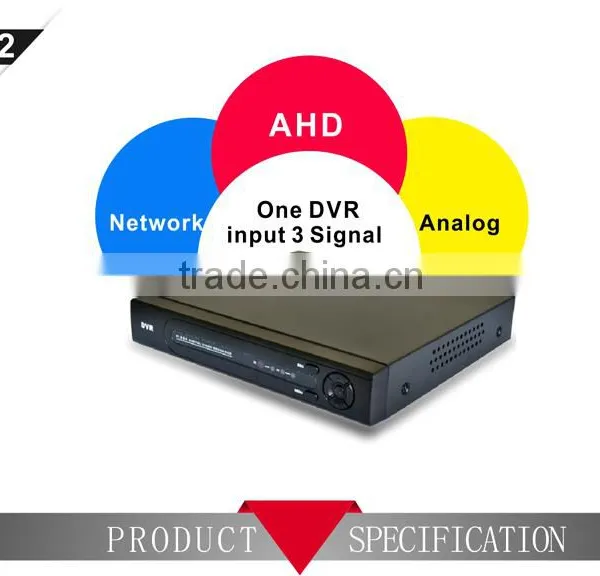 Hi 3531 Solution H264 8CH Realtime 720P AHD DVR Support Network Camera and Password Reset photo-3