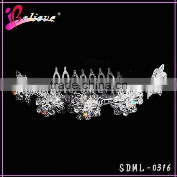 Hair Jewelry Wholesale Diamond Flower Hair Comb Chinese Wedding Hair Accessories